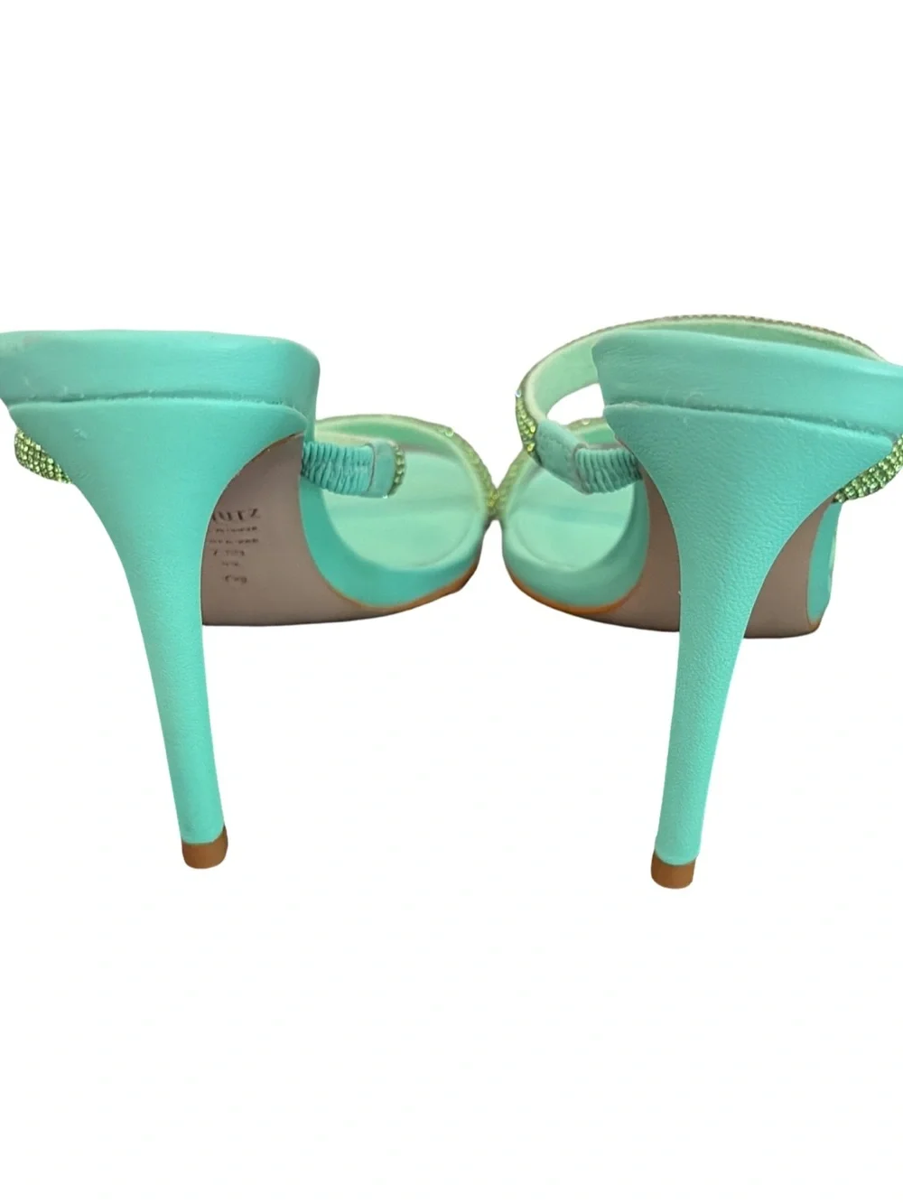 Schultz Talia Crystal Slide Heeled Sandals - Picture 3 of 8